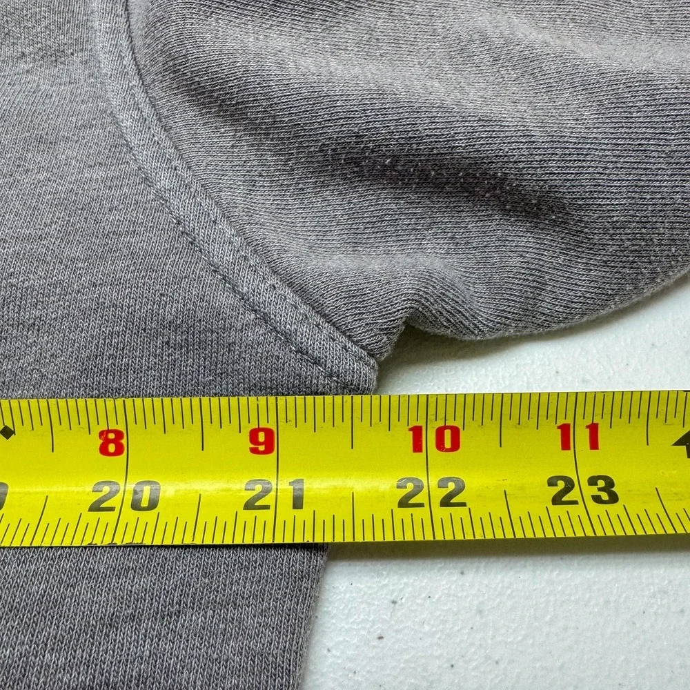 The North Face Hoodie Mens Medium Gray Pullover Half Dome Logo Fleece Sweatshirt